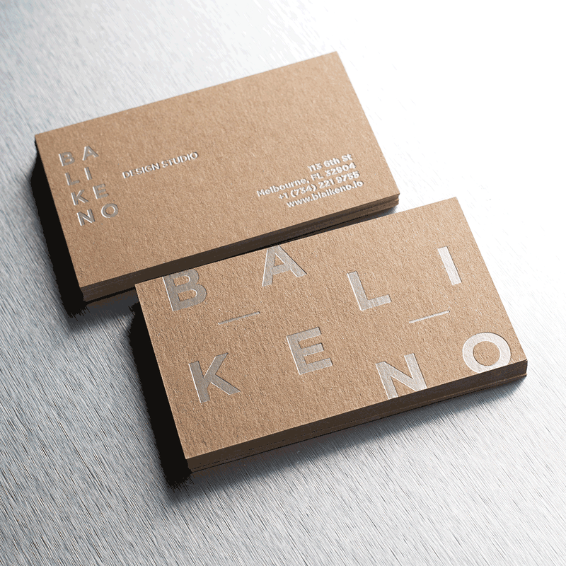 Load image into Gallery viewer, Kraft Business Cards