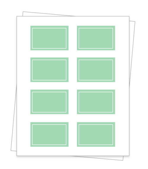Rectangle Sheet Labels