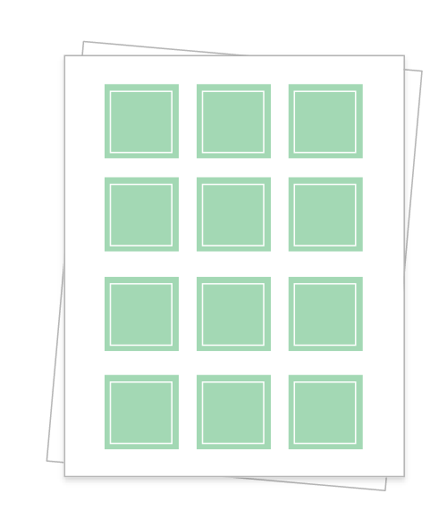 Square Sheet Labels