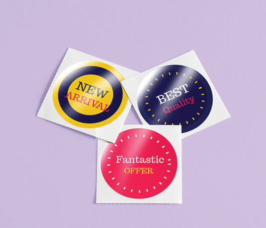 White Vinyl Stickers