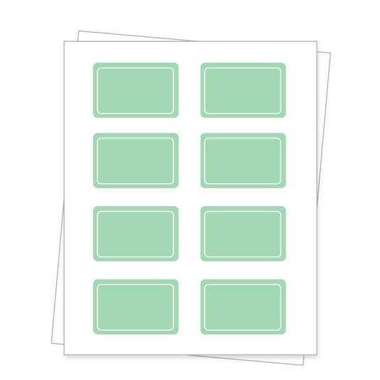 Rounded Corner Sheet Labels