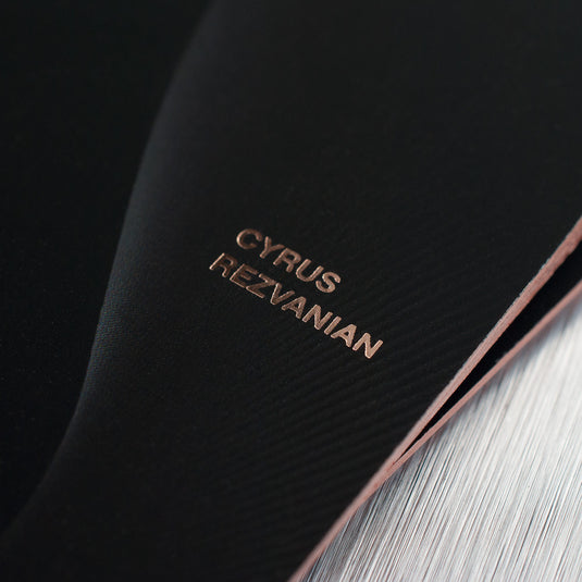 Thick Suede Business Cards